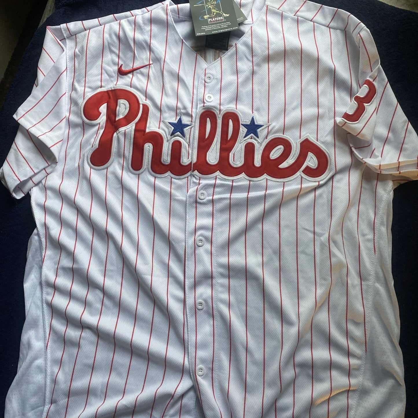 Bryce Harper #3 Philadelphia Phillies White Flex Base Stitched MLB Jersey(L)