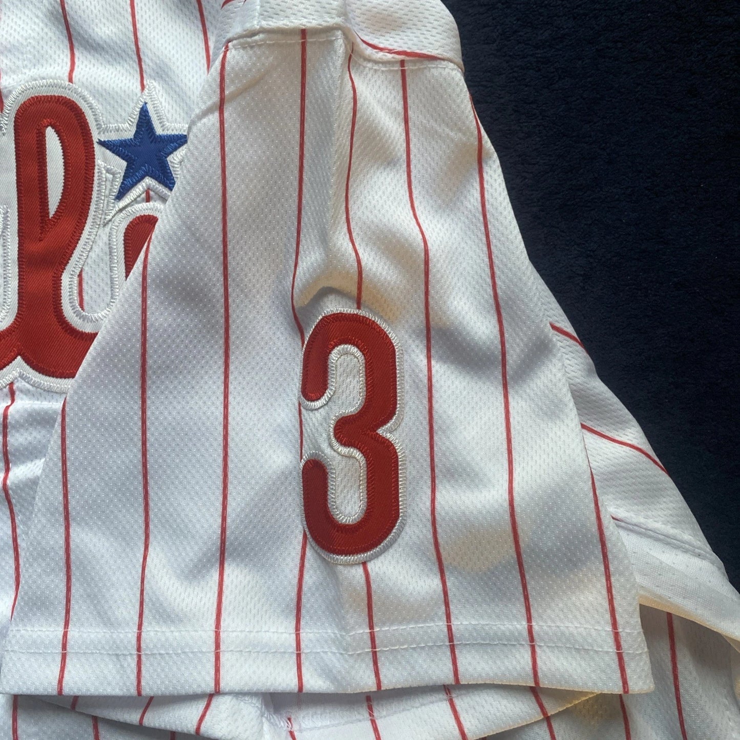 Bryce Harper #3 Philadelphia Phillies White Flex Base Stitched MLB Jersey(L)
