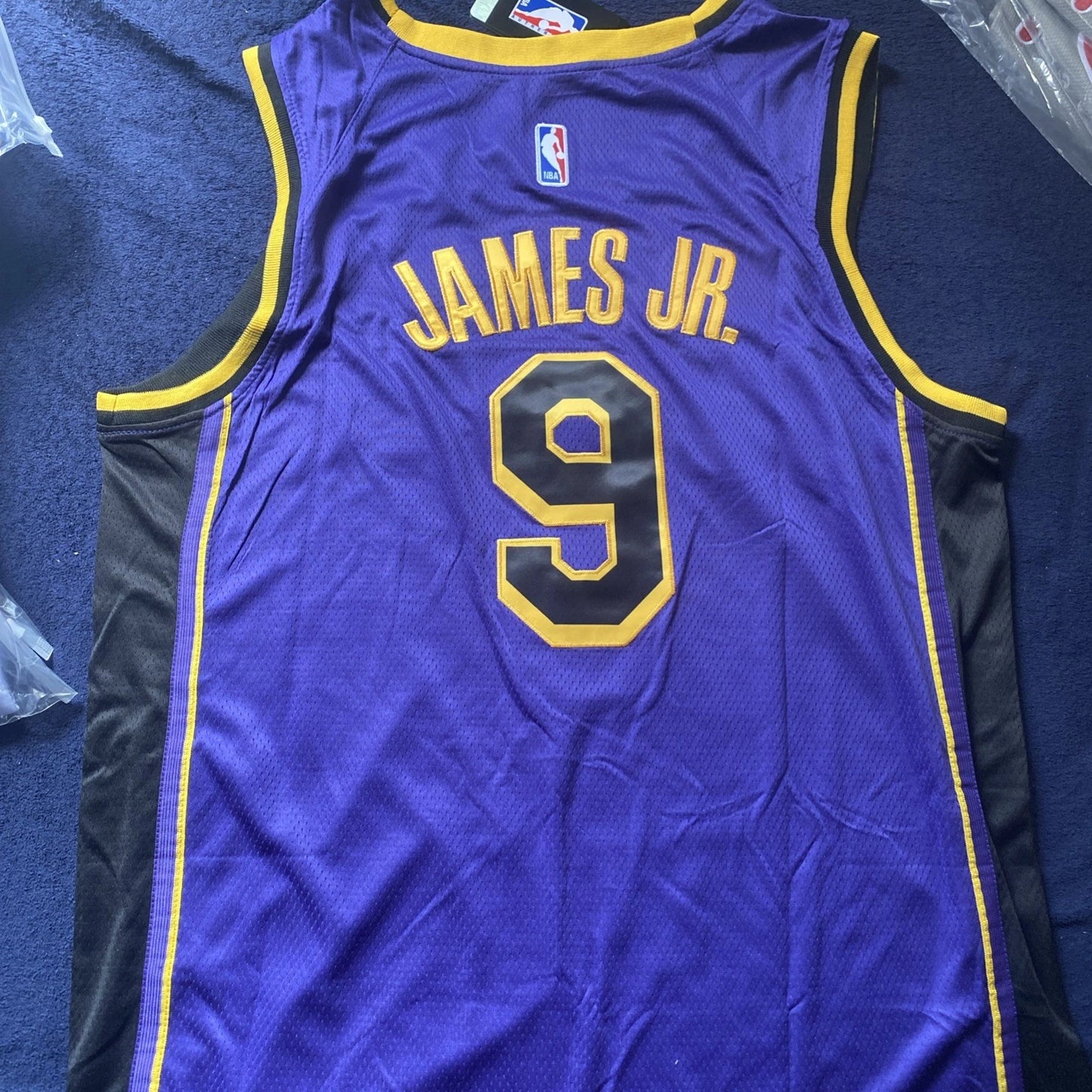 Bronny James #9 Los Angeles Lakers NBA Nike Basketball Jersey (XL)
