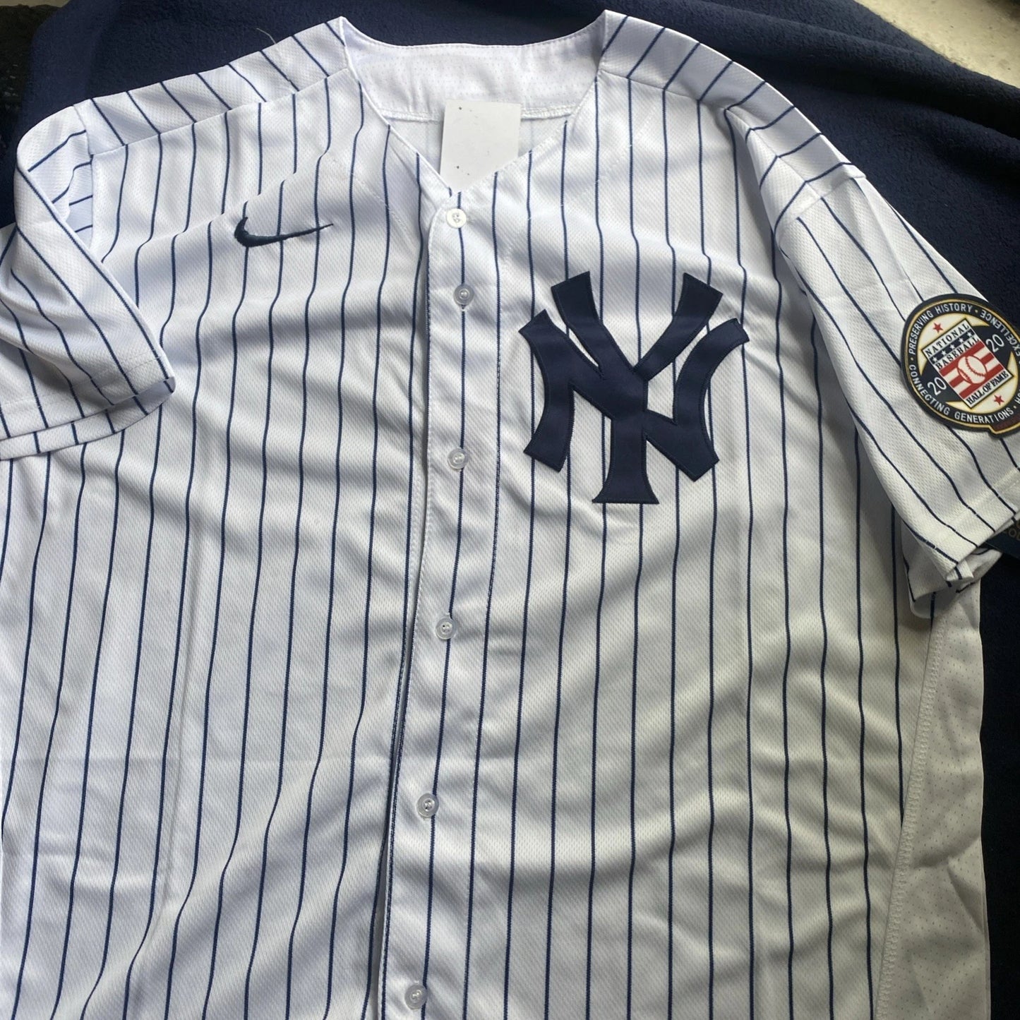 Derek Jeter #2 NY Yankees White 2020 HOF Induction Flex Base MLB Jersey(2X)