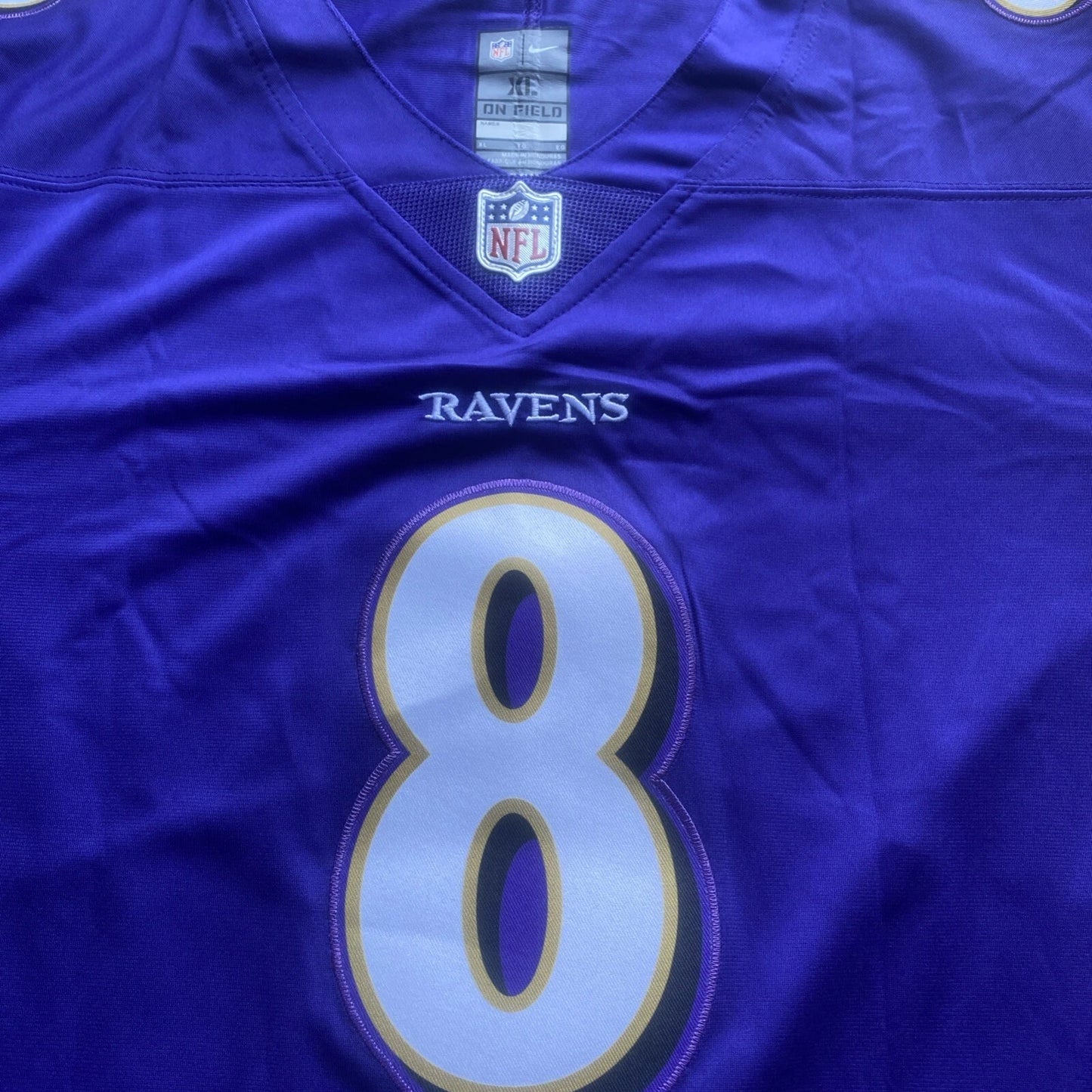 Lamar Jackson #8 Baltimore Ravens Nike NFL Jersey (XL)