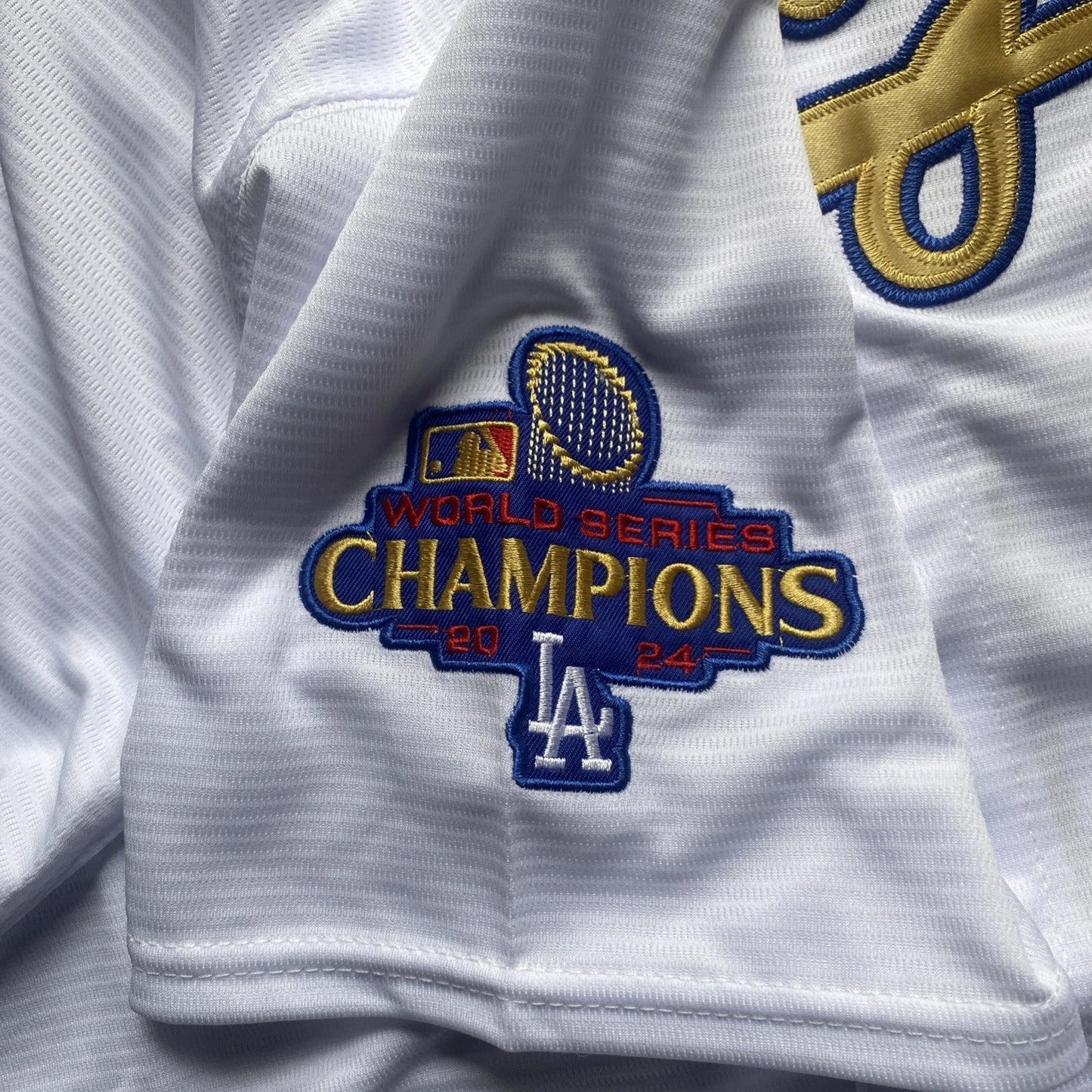 Shohei Ohtani #17 L.A. Dodgers White 2025 Gold Collection Limited Jersey(XL)