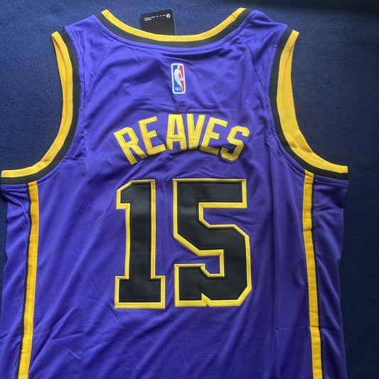 Austin Reaves #15 Lakers Purple Statement Edition NBA Jersey (2X)