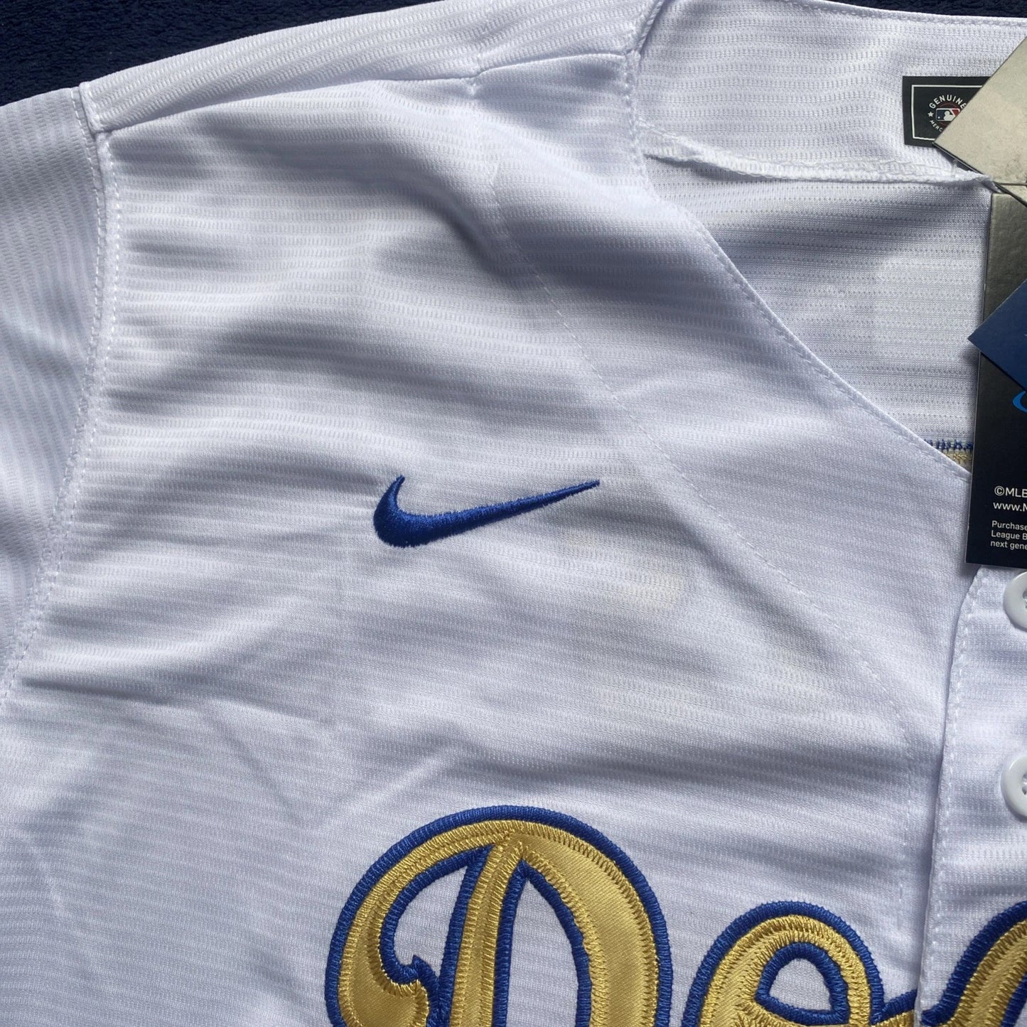 Mookie Betts L.A. Dodgers White 2025 Gold Collection Limited Jersey(L)